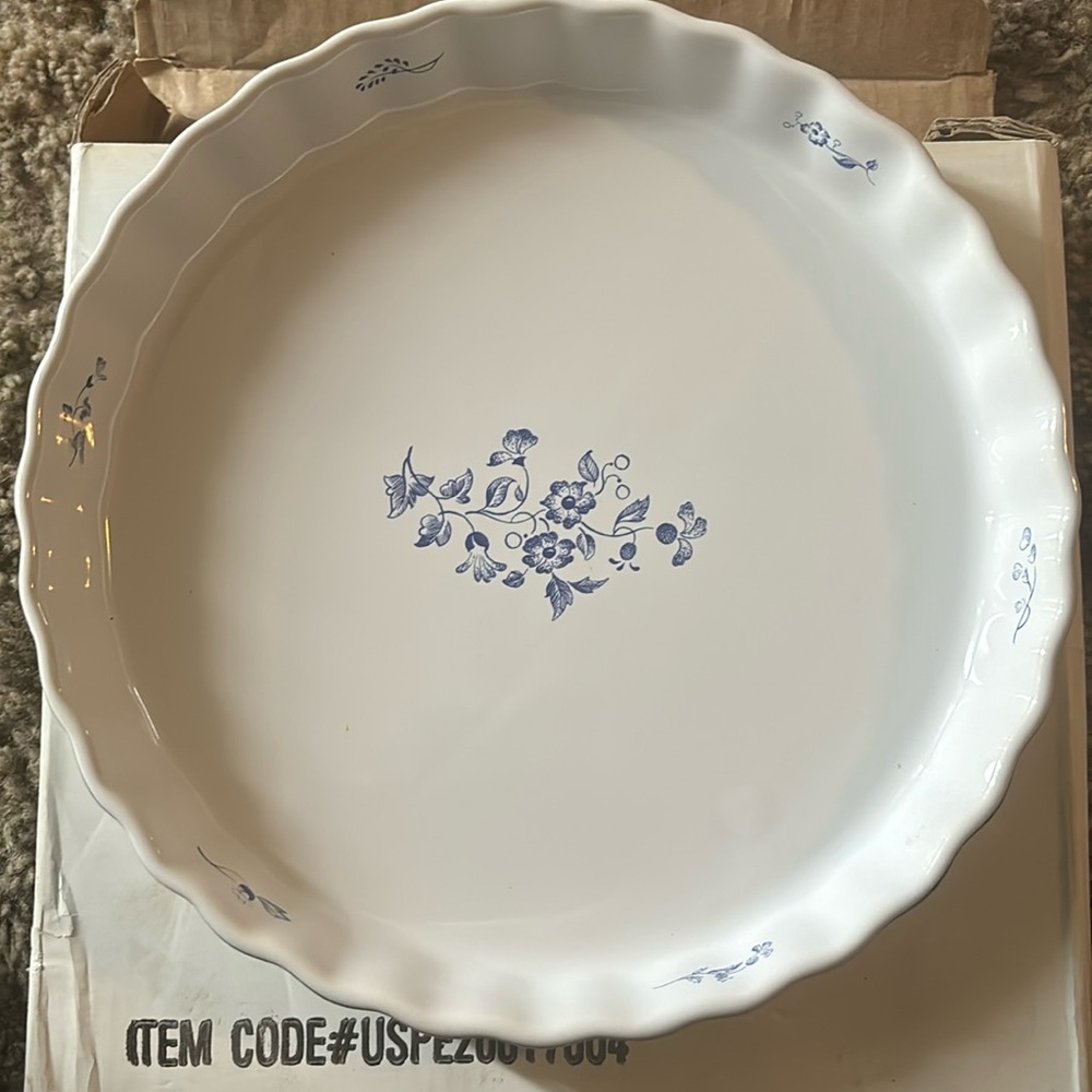 9” Pie Dish Stone Wear